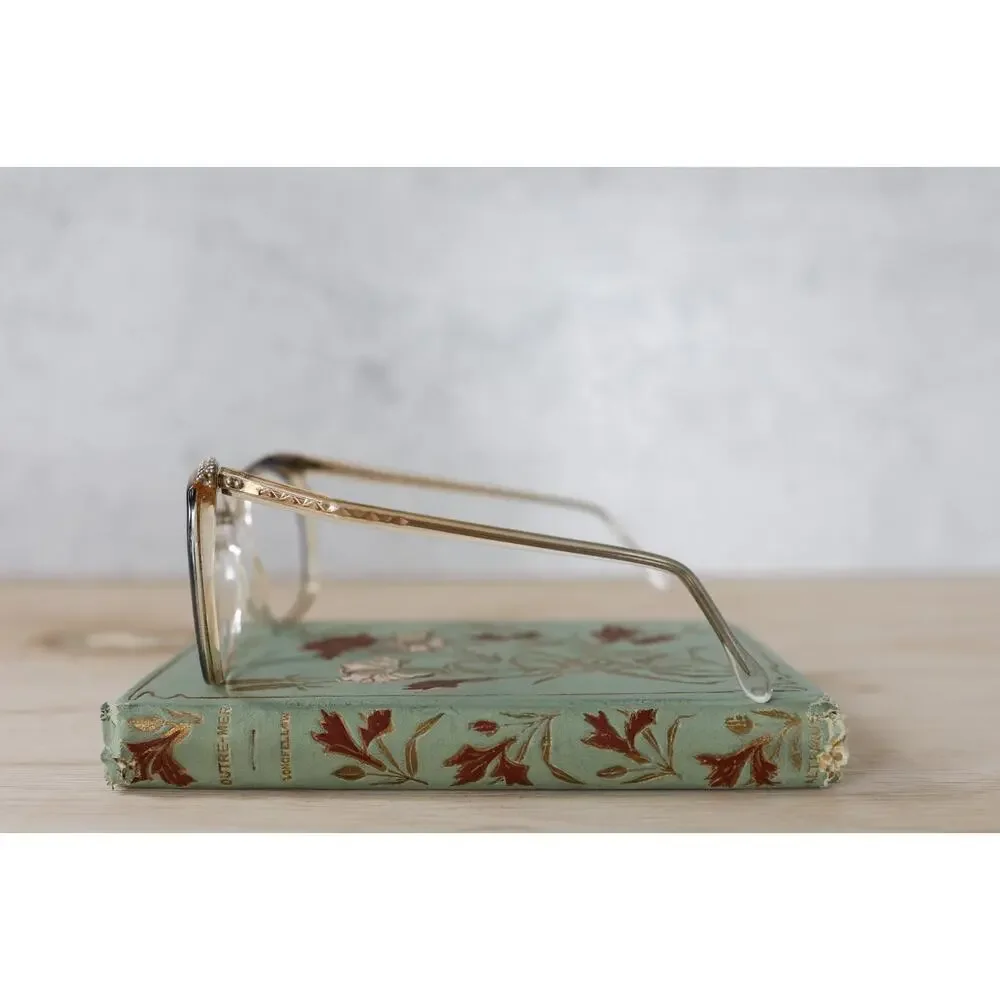 Vintage 1970s Pathway Optical Rhinestone Eyeglasses NOS Grandma Retro